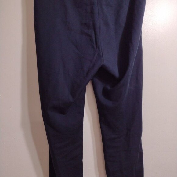 J JILL Blue Elastic Waist Pull On Women's Pants W Zip Front Pockets Size 10 - Picture 4 of 10